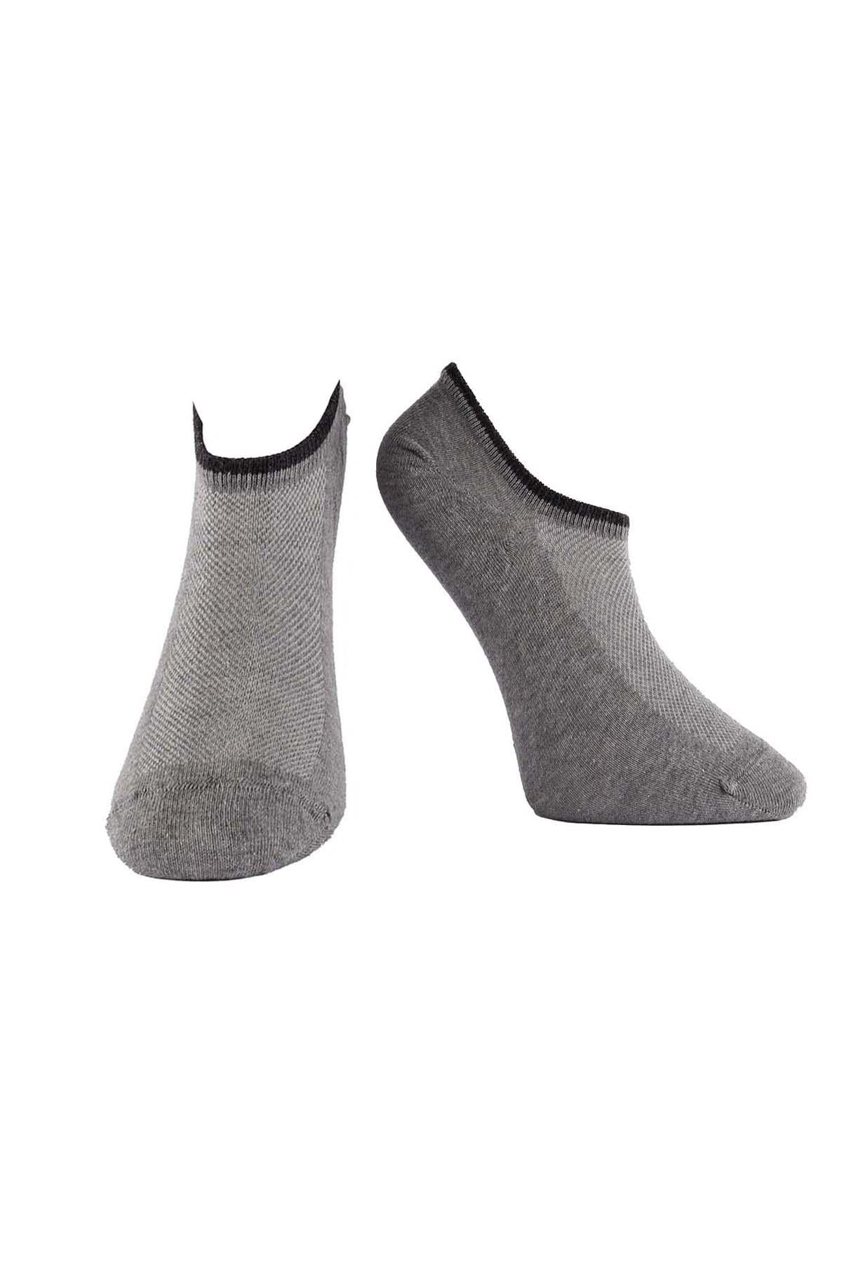 Erkek 4lü Sneaker Çorap Karışık Renkler 7708