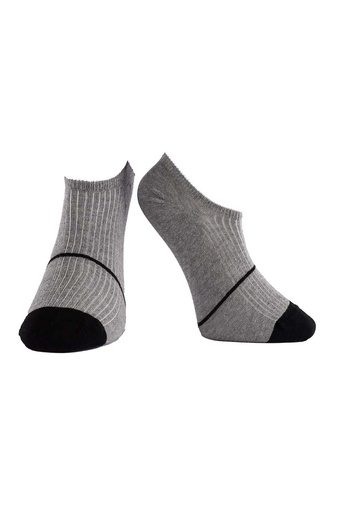 Erkek 4lü Sneaker Çorap Karışık Renkler 7710