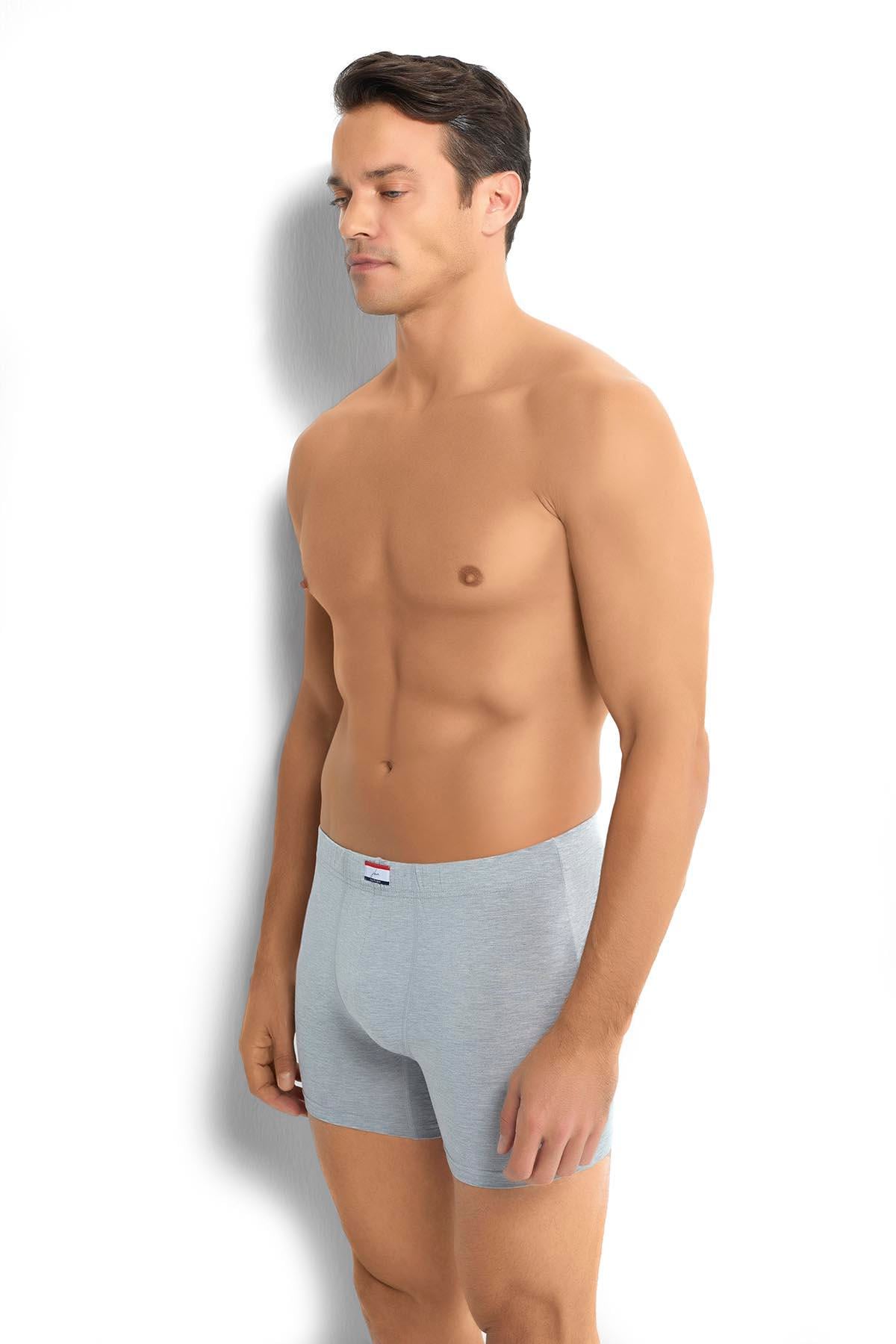 Erkek 6lı Grimelanj Pamuklu Likralı Boxer 274