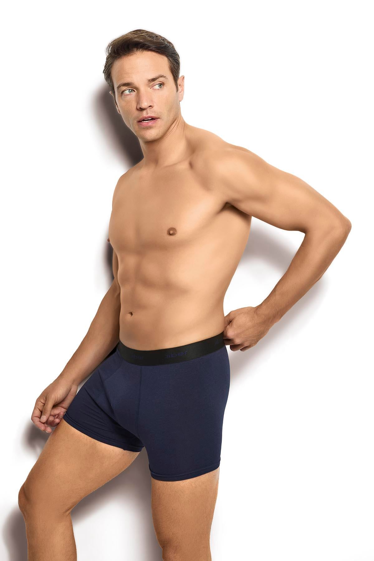 Erkek 6lı Modal Pamuklu Boxer 321 Lacivert  JBR0321.006