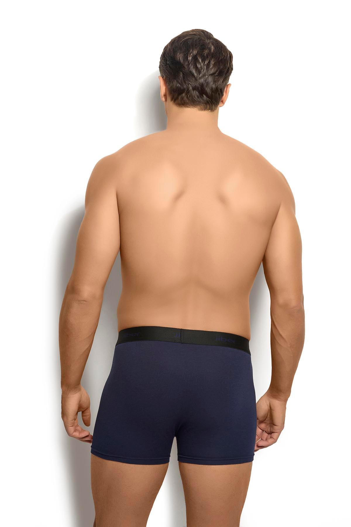 Erkek 6lı Modal Pamuklu Boxer 321 Lacivert  JBR0321.006