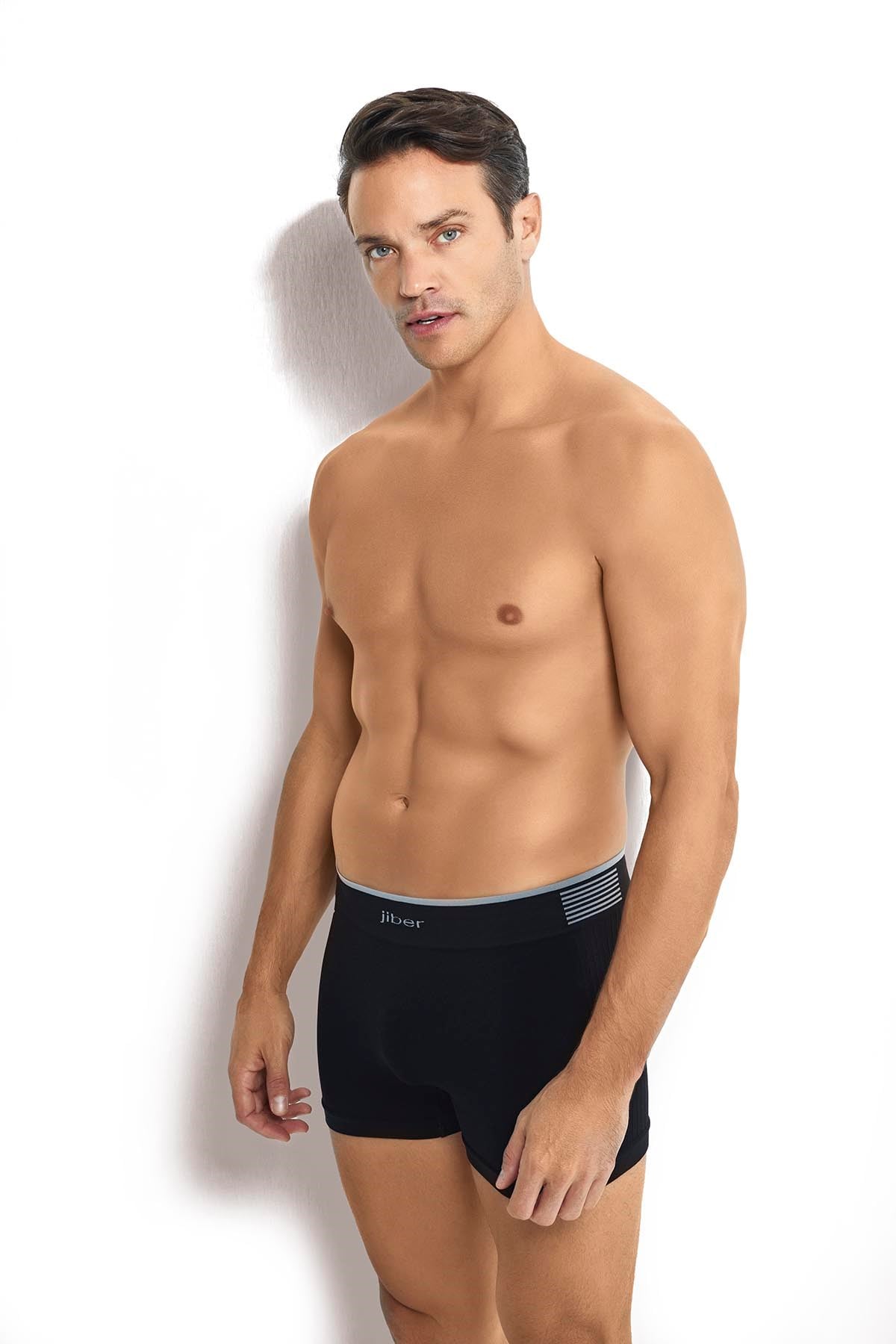 Erkek 6lı Siyah Mikrofiber Dikişsiz Boxer 276