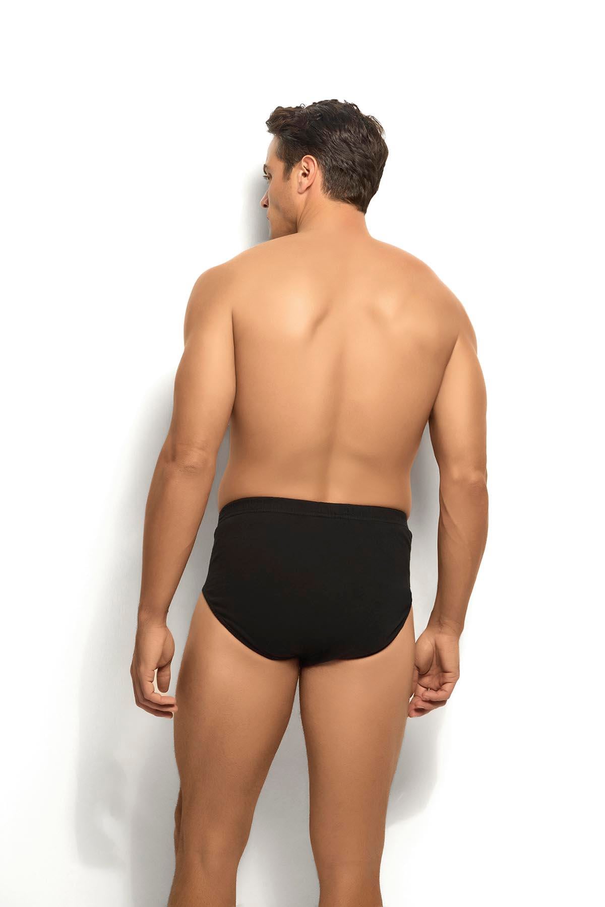 Erkek 6lı Slip Külot 129 SİYAH  JBR129.0006
