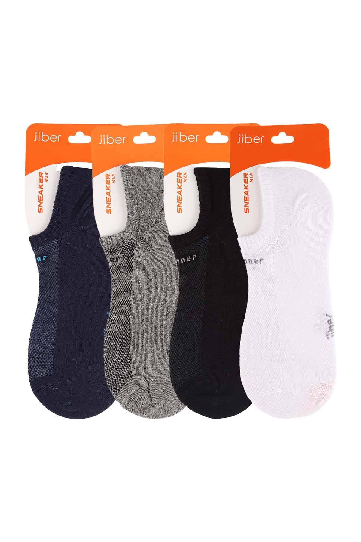 Erkek Asorti 4'lü Sneaker Çorap 7711