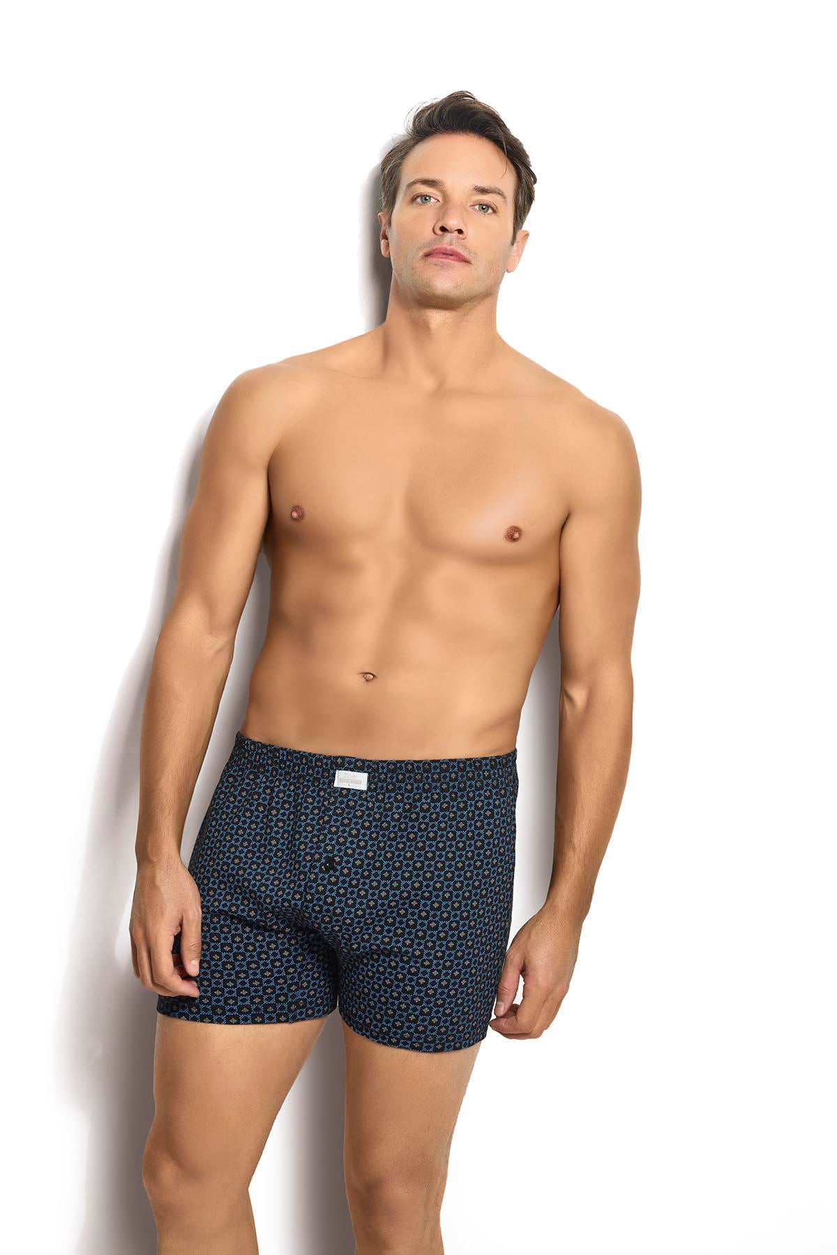 Erkek Karışık Renkler Pamuklu 6lı Boxer 130