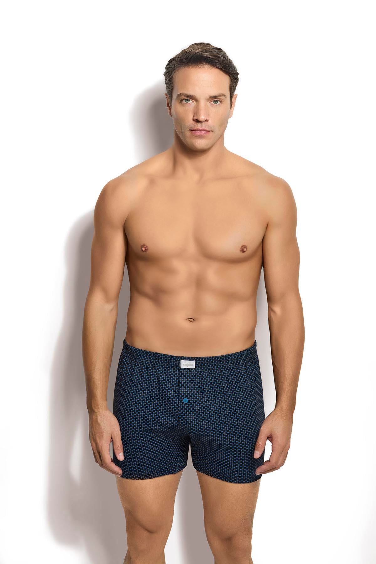 Erkek Karışık Renkler Pamuklu 6lı Boxer 130