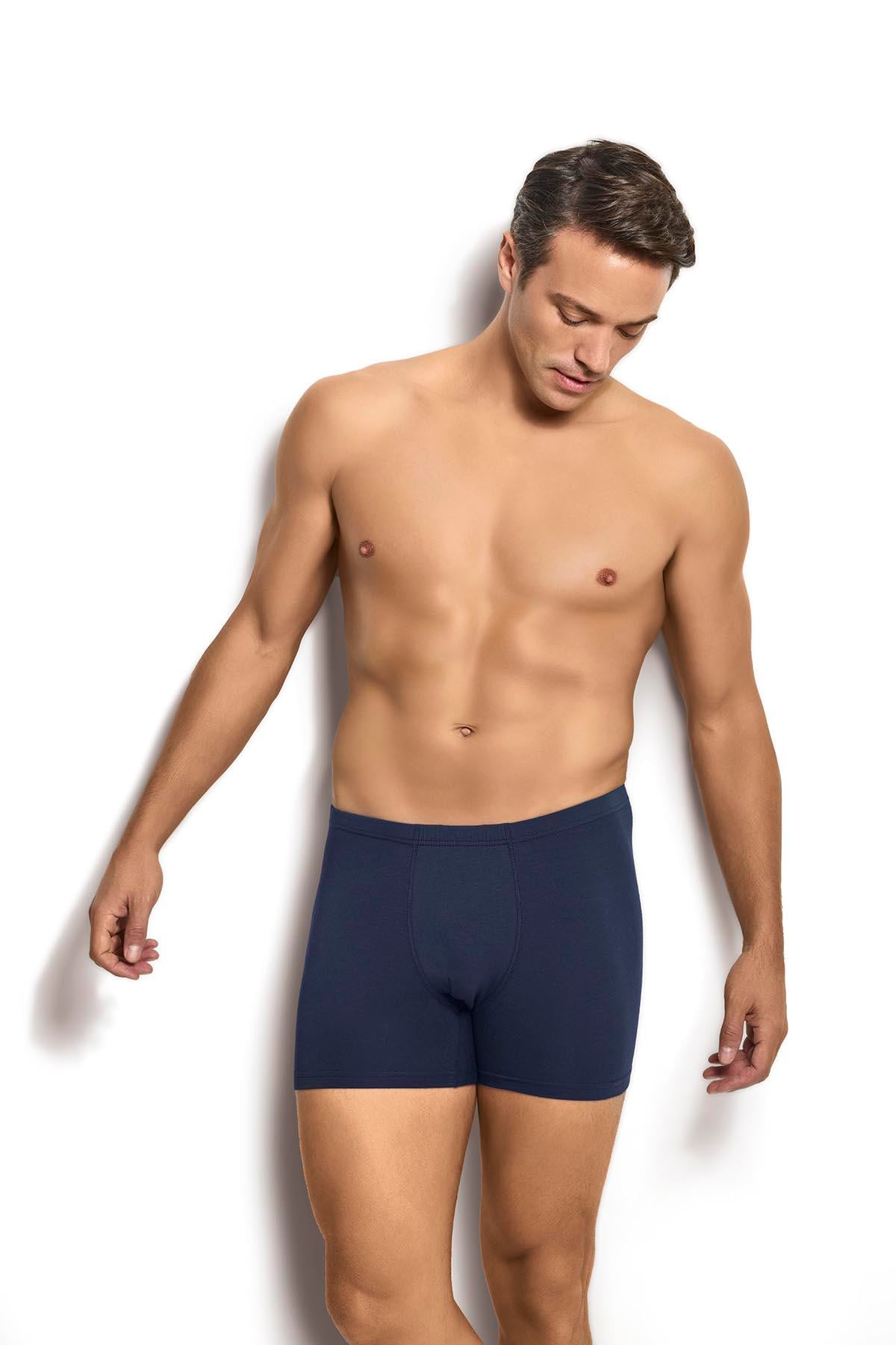 Erkek Bambu Lacivert Boxer 278