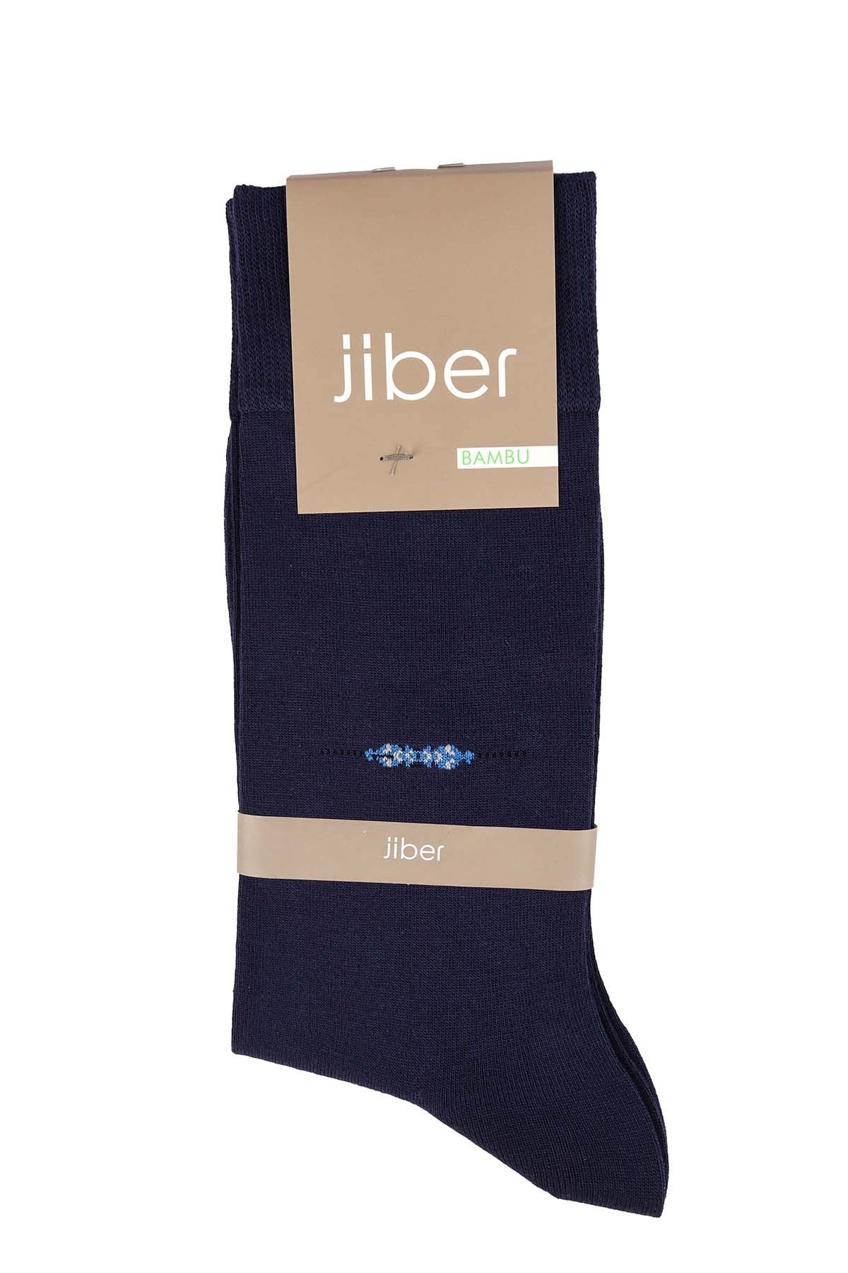 Erkek Bambu Lacivert Soket Çorap 5526