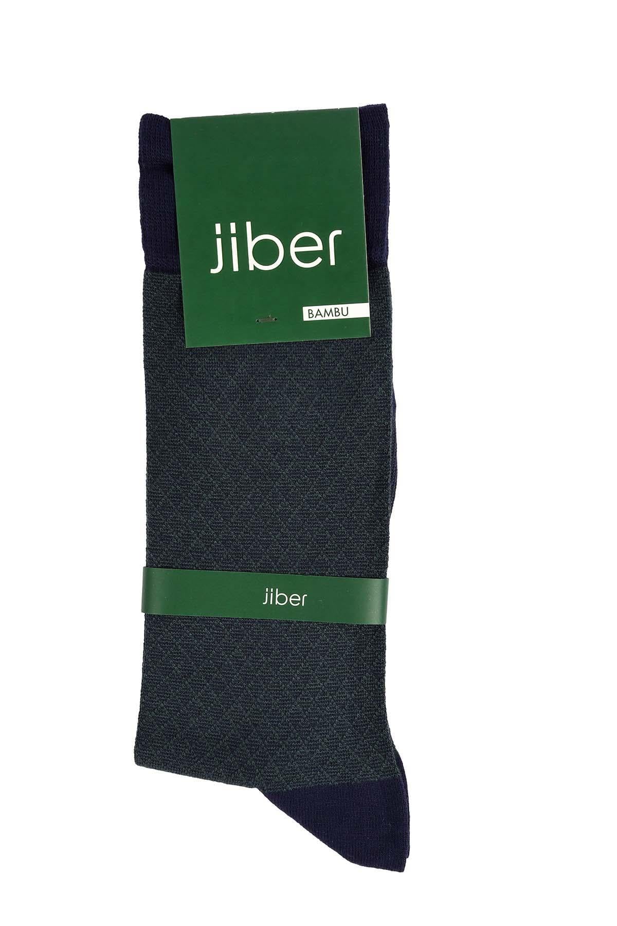 Erkek Bambu Likralı Lacivert Çorap 5614