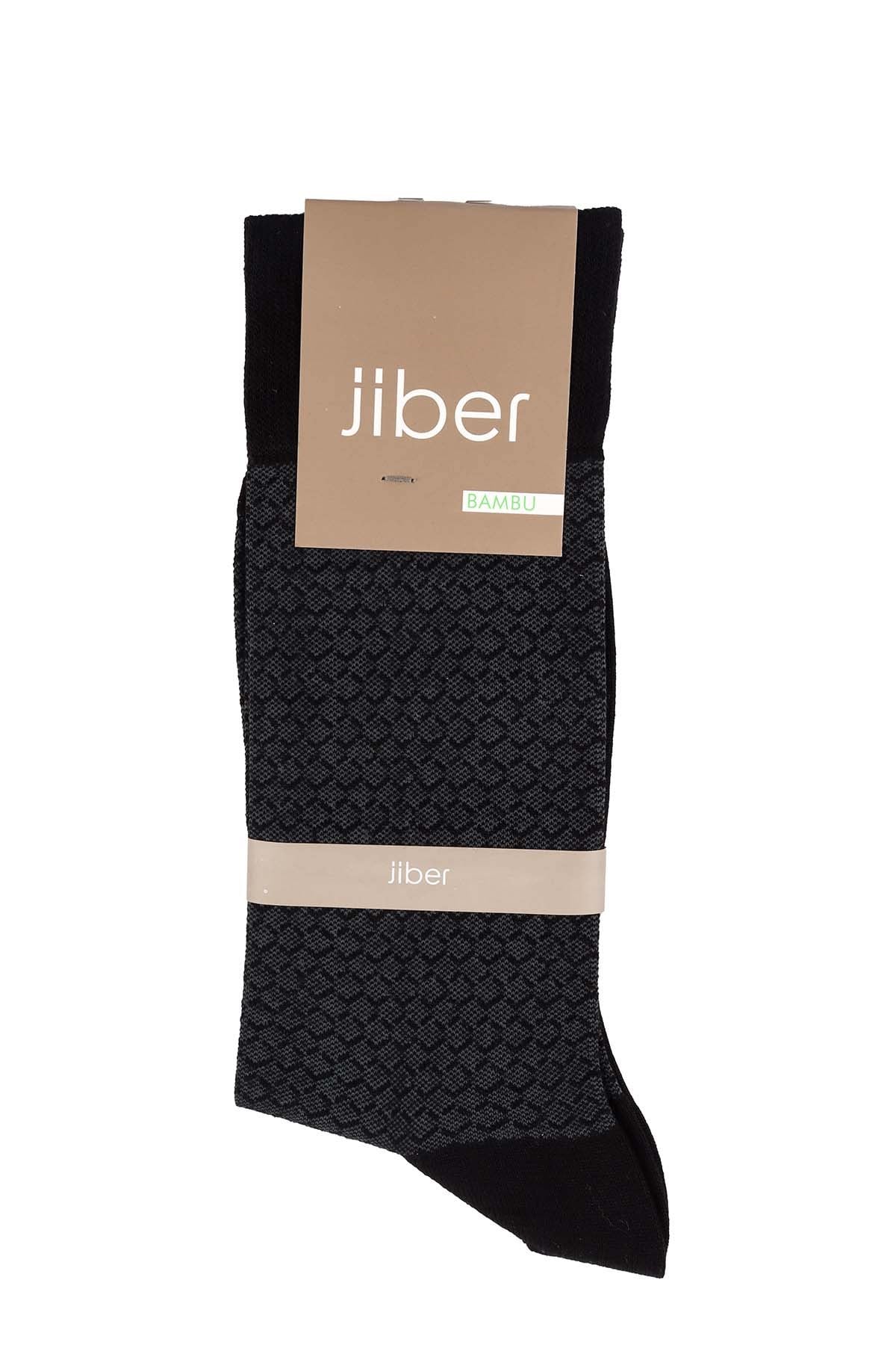 Erkek Bambu Siyah Soket Çorap 5528