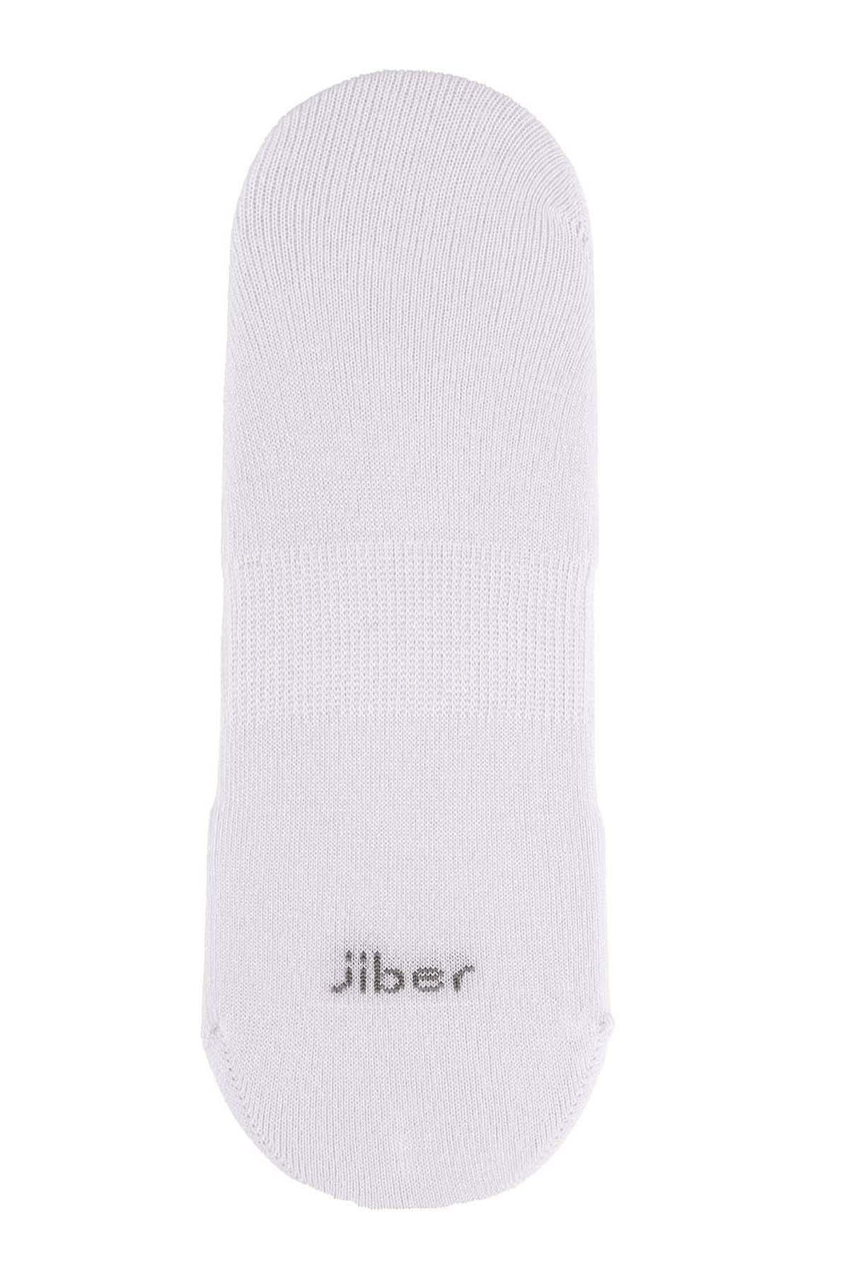 Erkek Beyaz Bambu Babet Çorap 7001