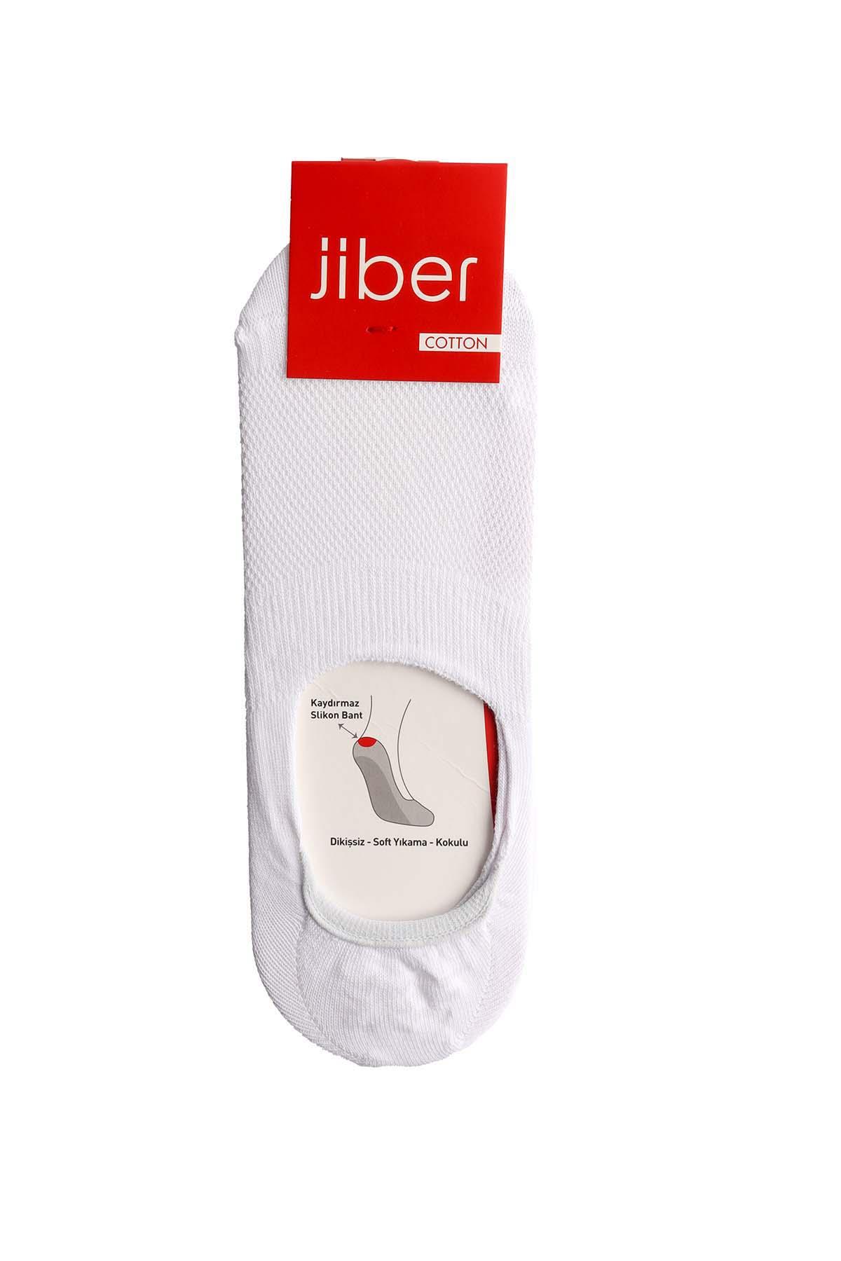 Erkek Beyaz Pamuklu  Babet Çorap 7108