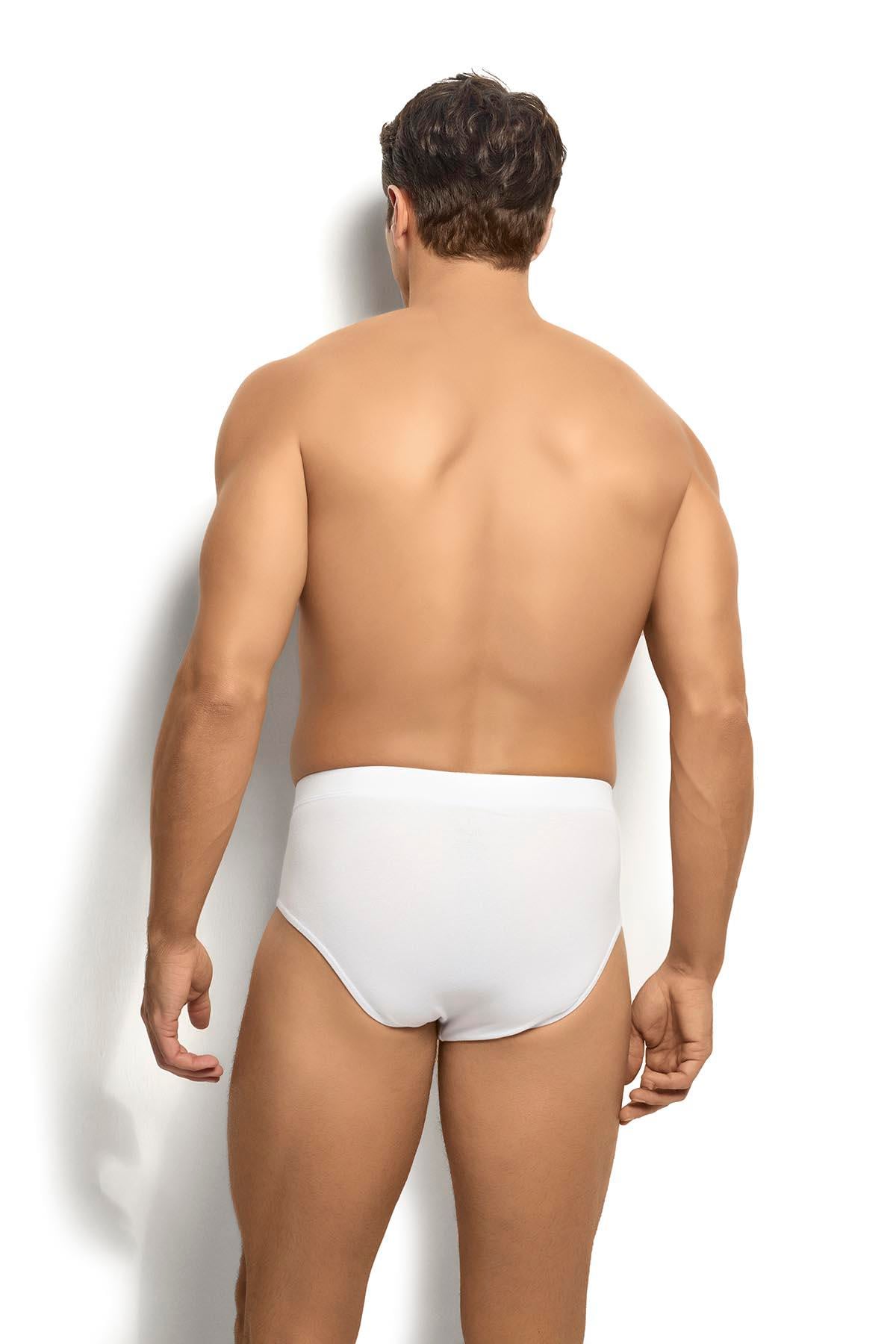 Erkek Beyaz Slip 3lü Külot 259