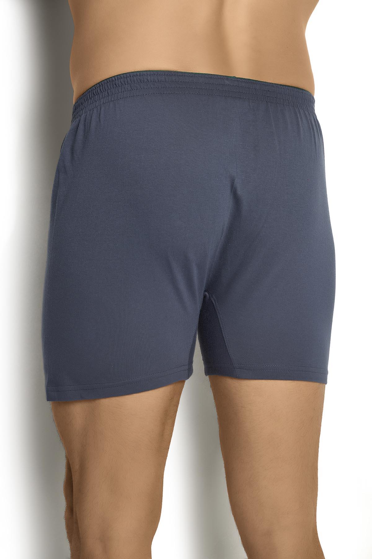 Erkek Füme Havlu Kemer Pamuklu 6lı Boxer 127