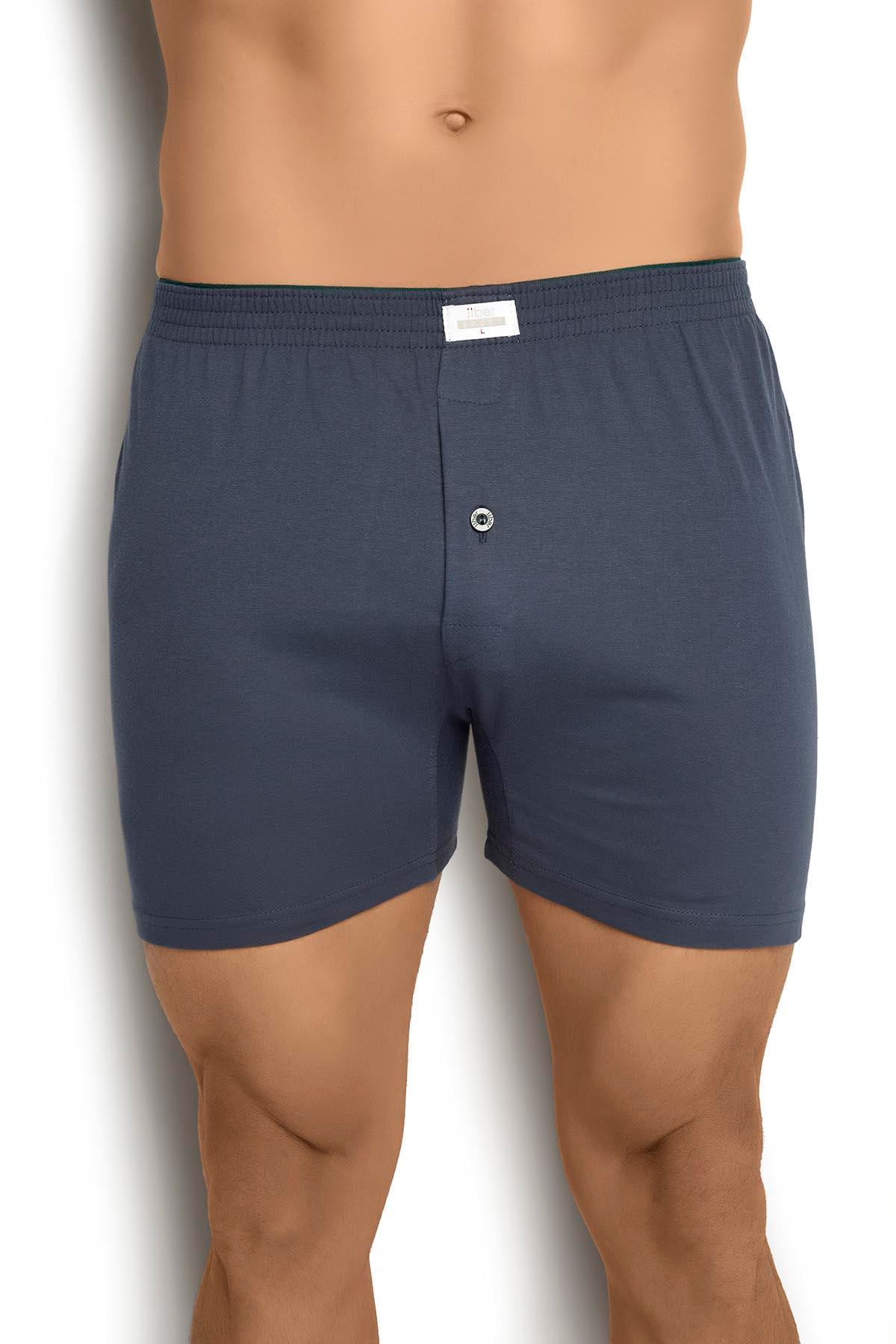 Erkek Füme Havlu Kemer Pamuklu 6lı Boxer 127