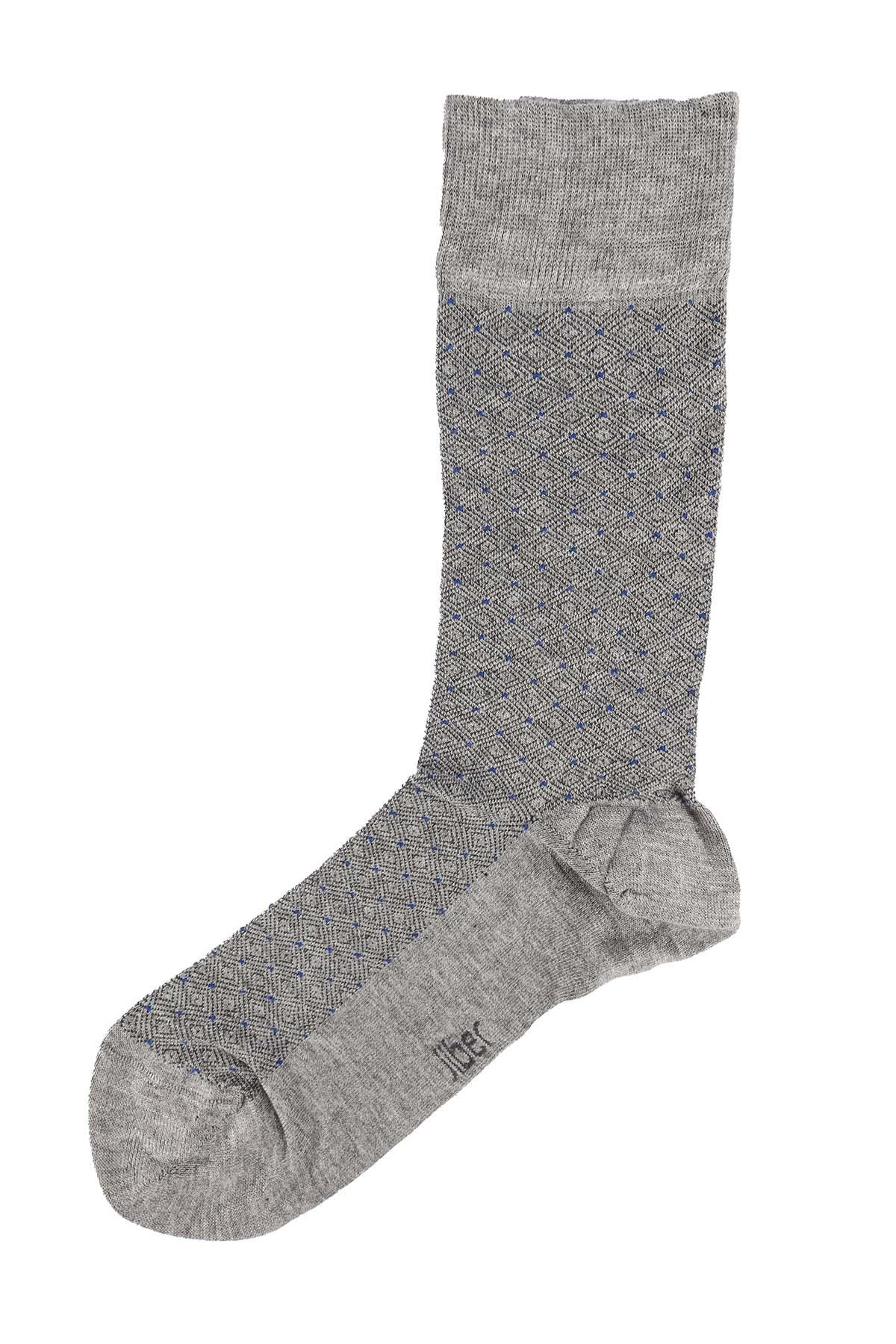 Erkek Grimelanj Bambu Uzun Çorap 5522