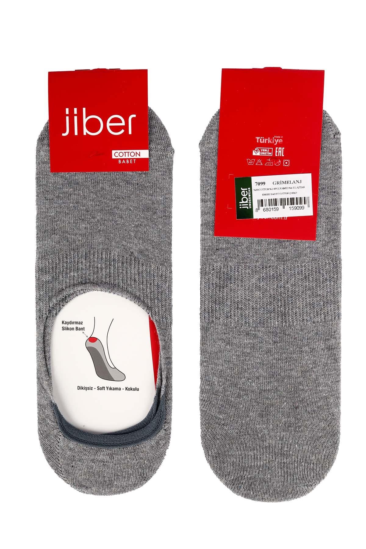 Erkek Grimelanj Pamuklu Babet Çorap 7099