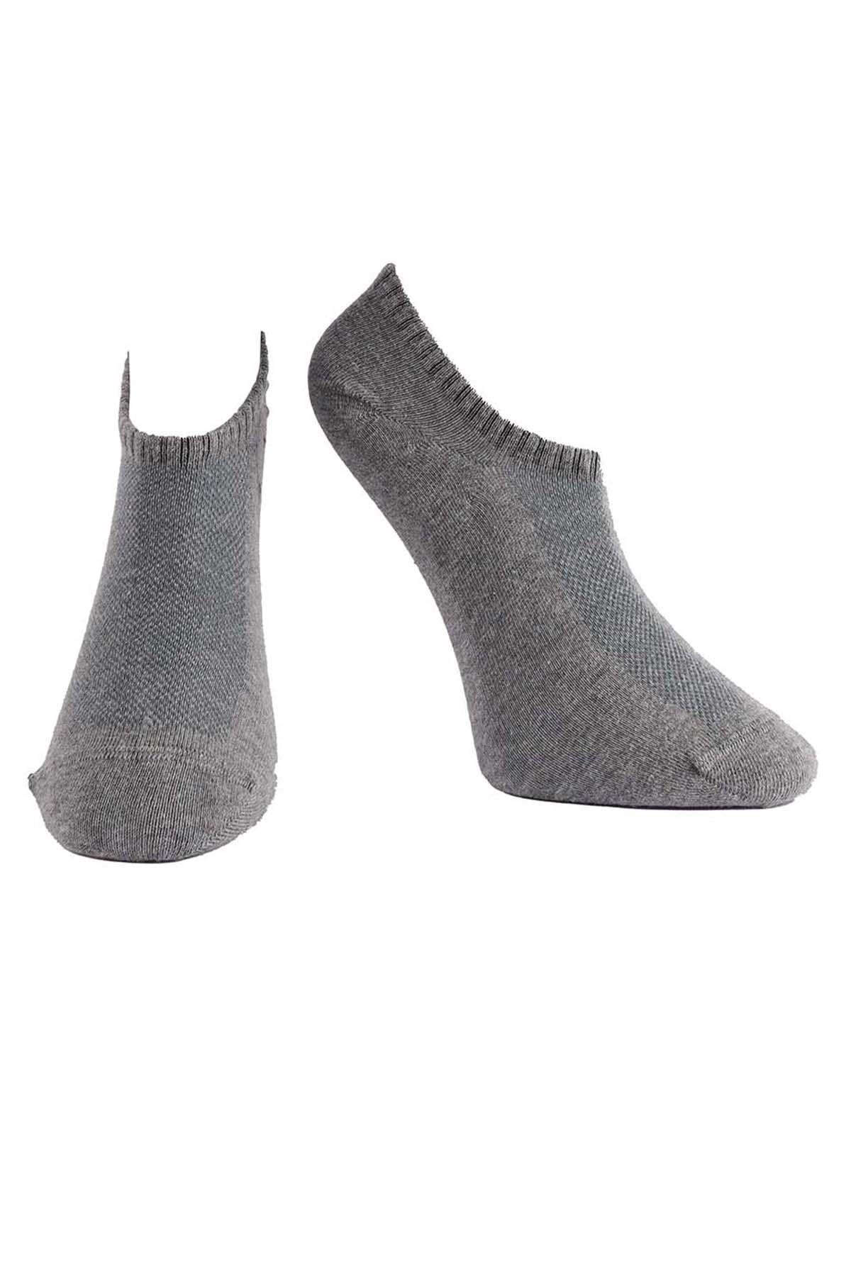 Erkek Grimelanj Pamuklu  Sneaker Çorap 7701