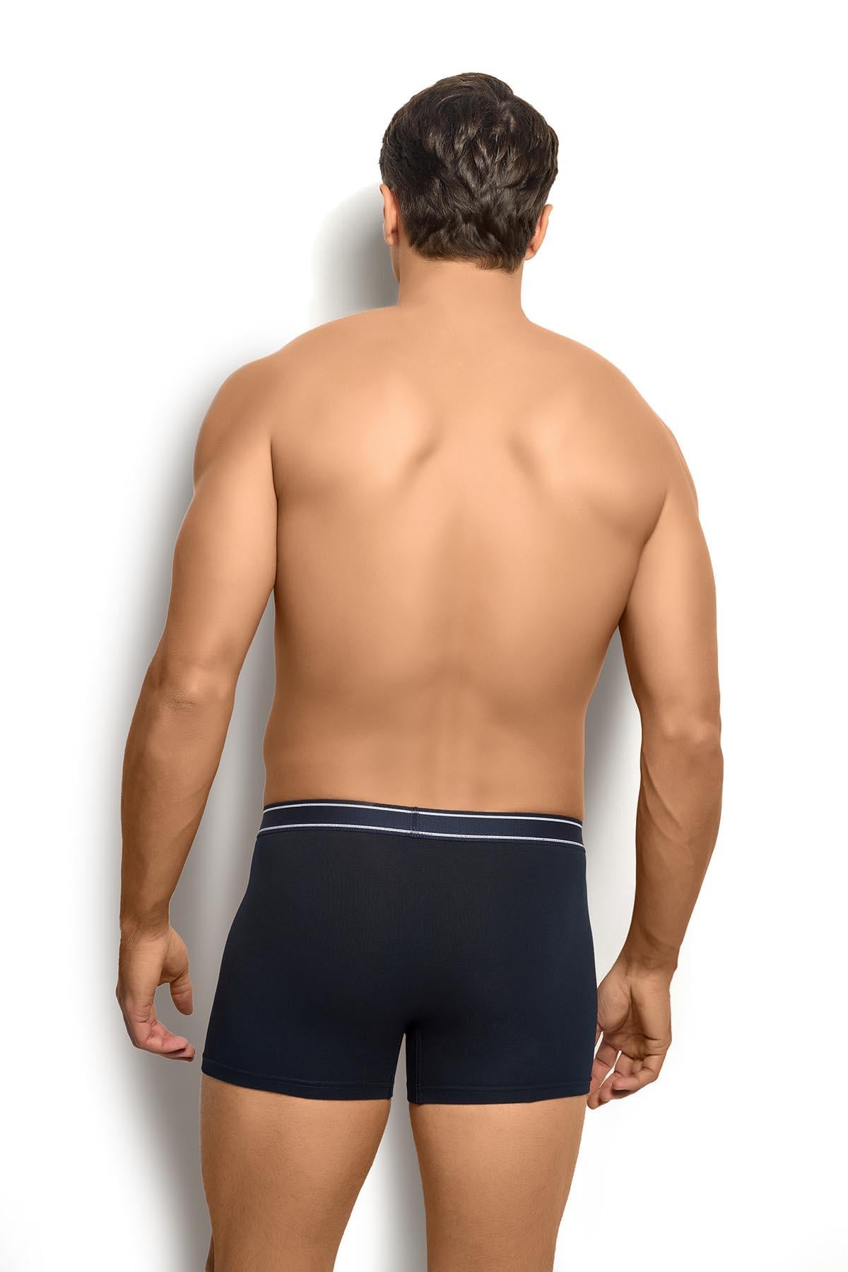 Erkek Lacivert Likralı Boxer 277