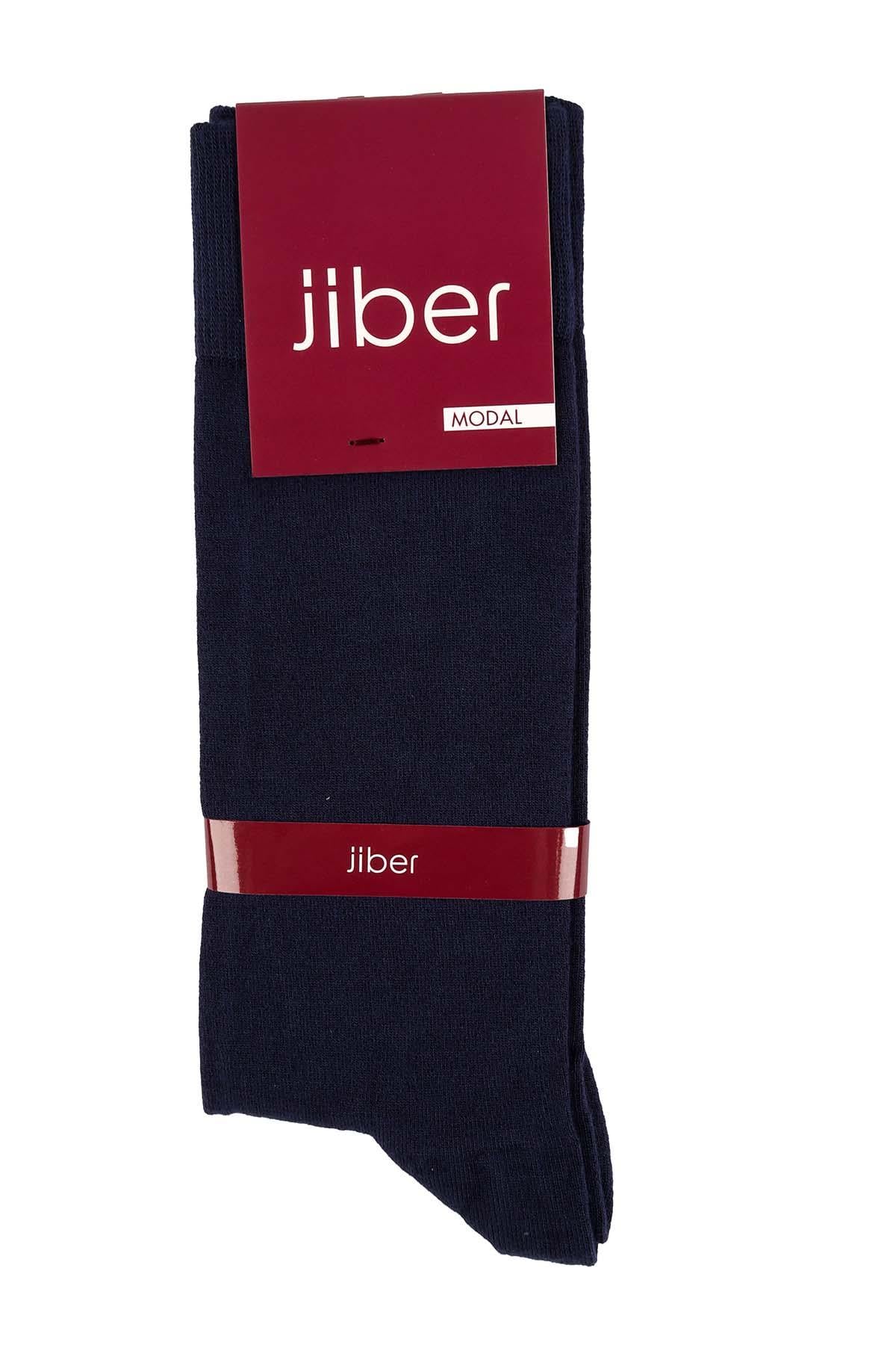 Erkek Lacivert Likralı Modal Uzun Çorap 5200