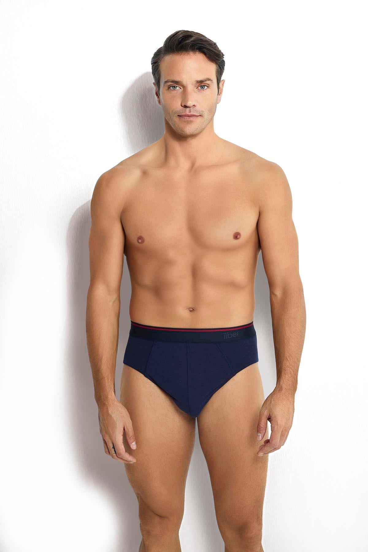 Erkek Lacivert Slip 3lü Külot 150