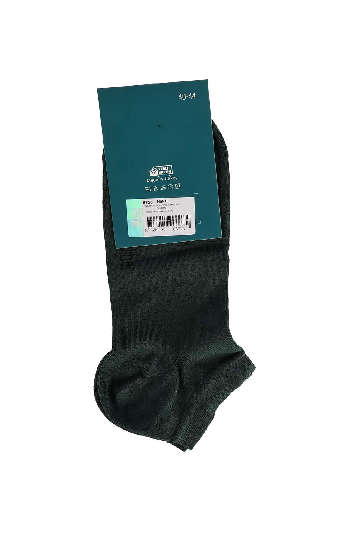 Erkek Nefti Bambu  Patik Çorap 6750
