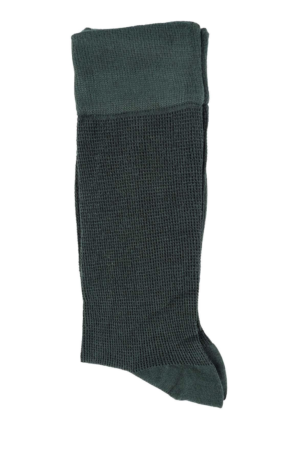 Erkek Nefti Bambu Uzun Çorap 5523