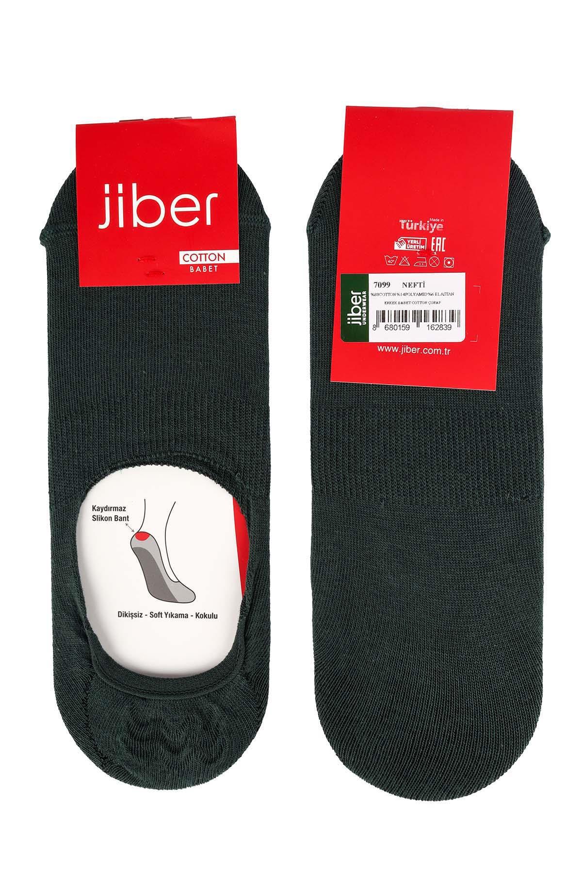 Erkek Nefti Pamuklu Babet Çorap 7099