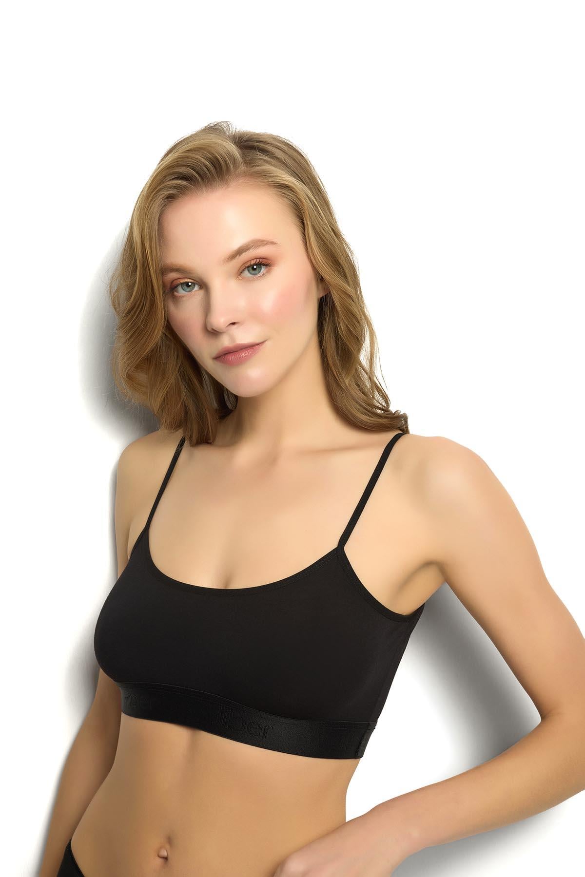 İp Askılı Glory Büstiyer Siyah 651