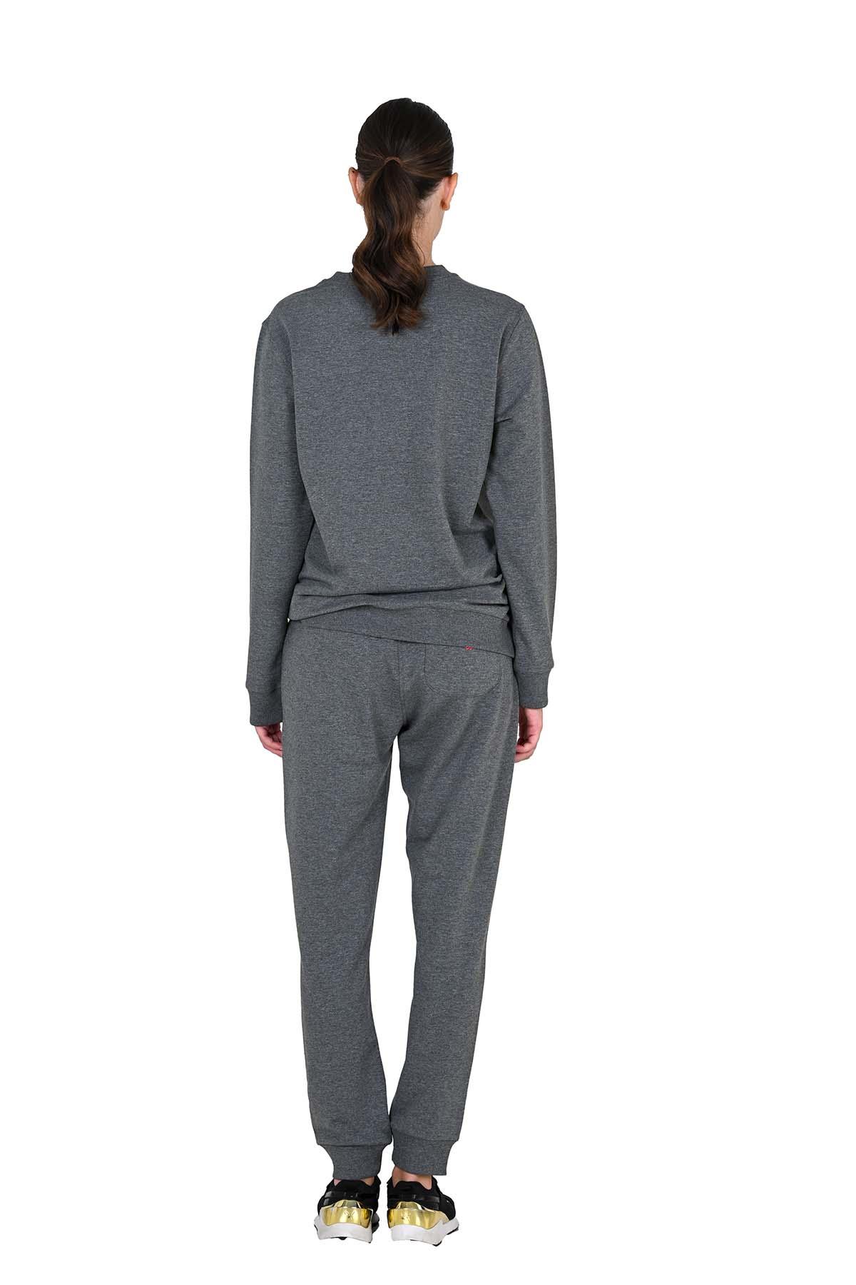 Kadın İki İplikli Antrasit Eşofman Takımı 10222