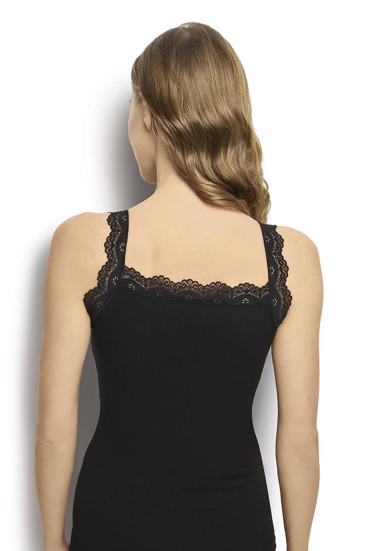 Kadın Siyah Atlet 505