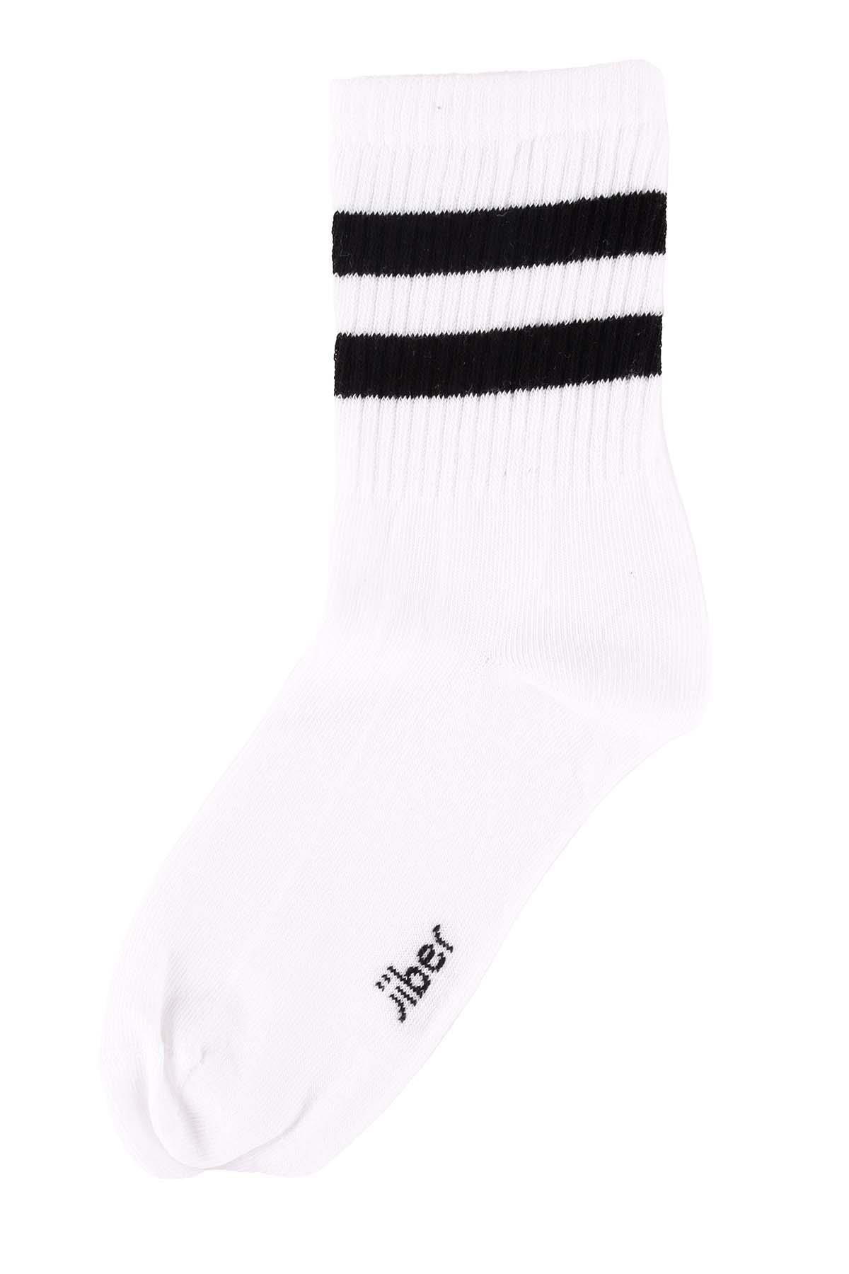 Kadın Tenis Sport Çorap Beyaz  6670