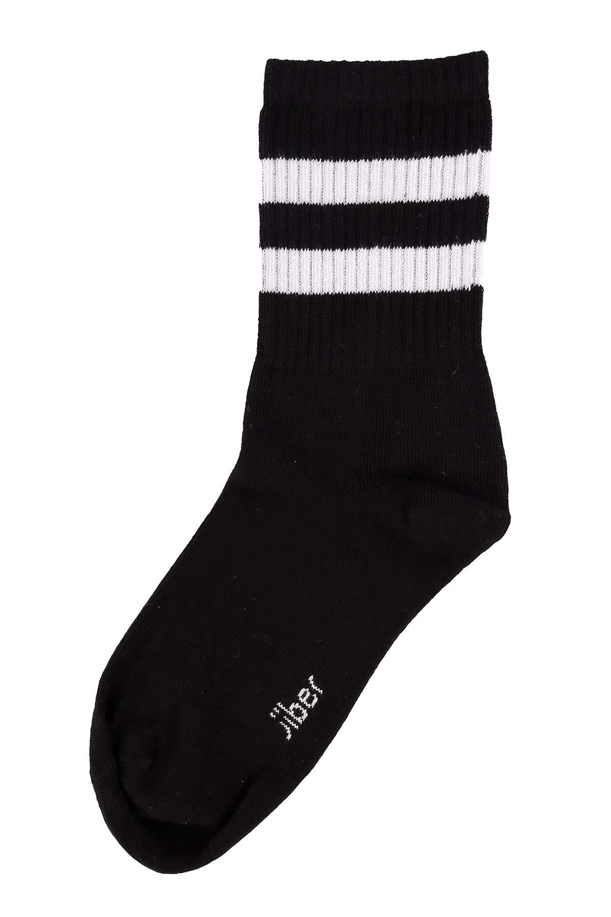 Kadın Tenis Sport Çorap Siyah  6670