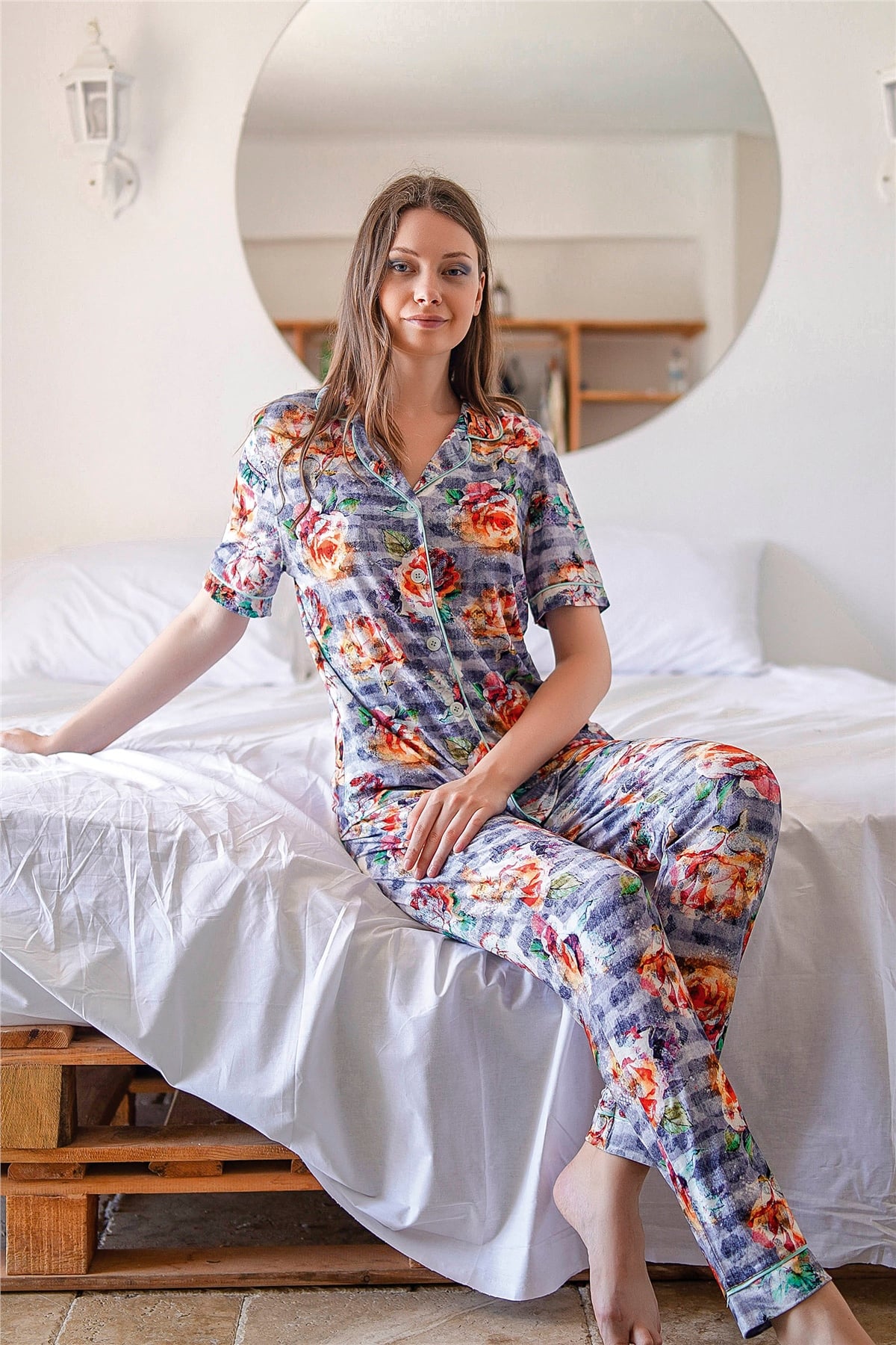 Mavi Pijama Takımı