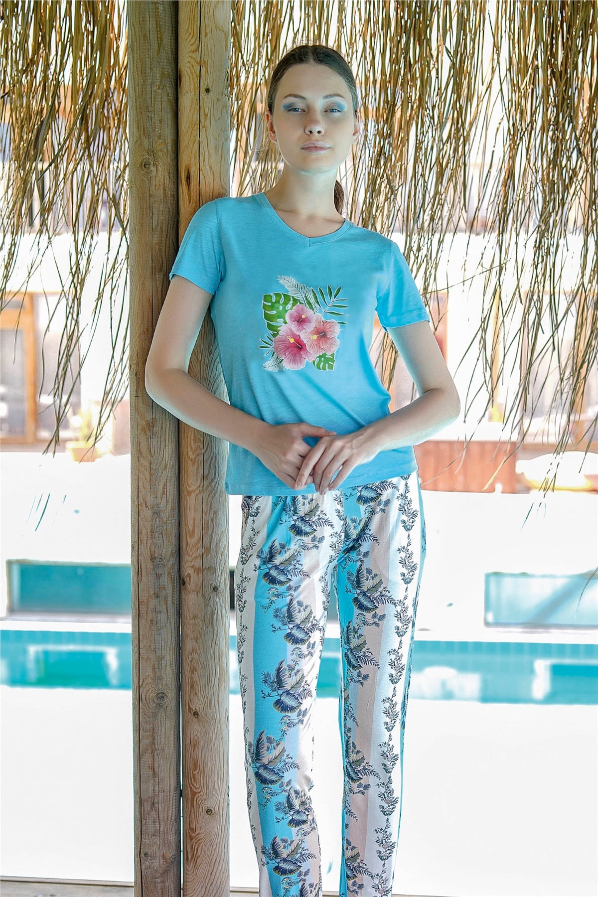 Mavi Pijama Takımı