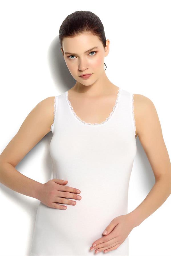 BEYAZ GENİŞ ASKILI HAMİLE ATLETİ 661