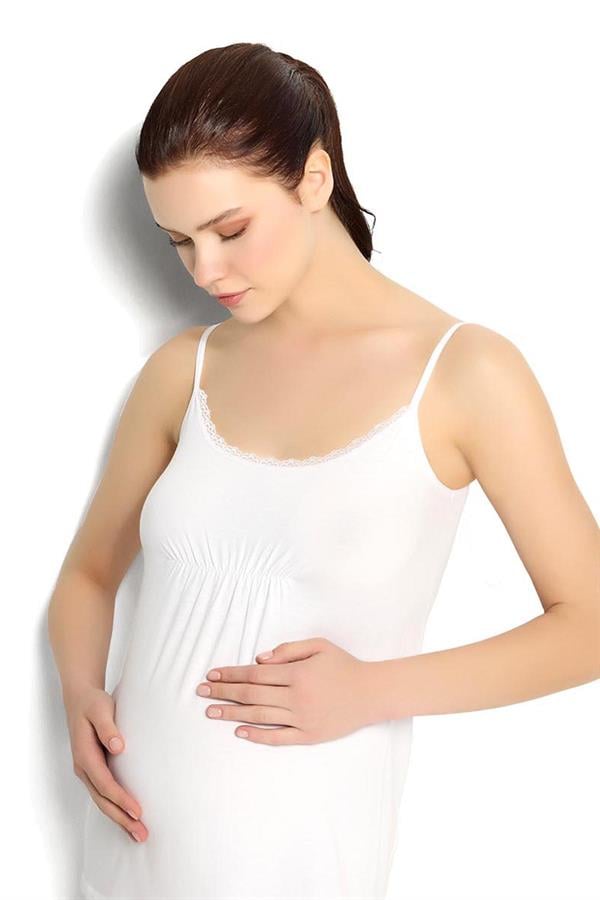 BEYAZ İP ASKILI HAMİLE ATLETİ 660