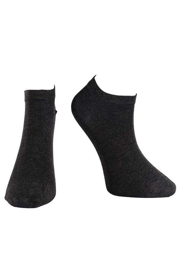 Erkek 12li Bambu Patik Çorap 6750 Antrasit  JBR6750.0012