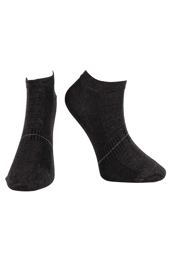 Erkek 12li Bambu Patik Çorap 6760 Antrasit  JBR6760.0000012