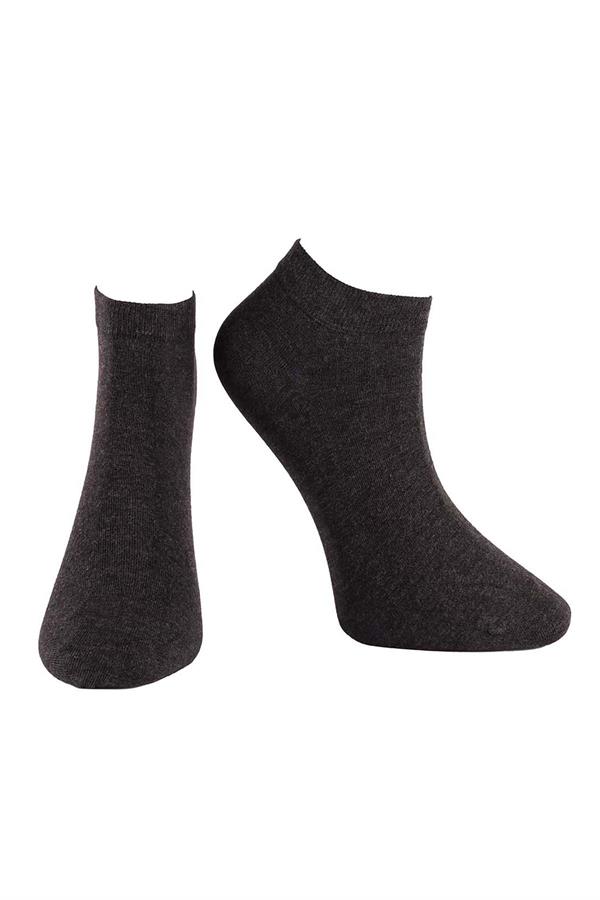 Erkek 12li Modal Patik Çorap 6100 Antrasit  JBR6100.0012