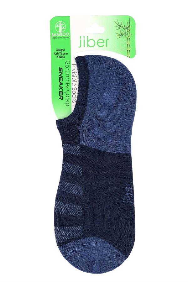 Erkek 12li Karışık Renkler Bambu Sneaker Çorap 7052