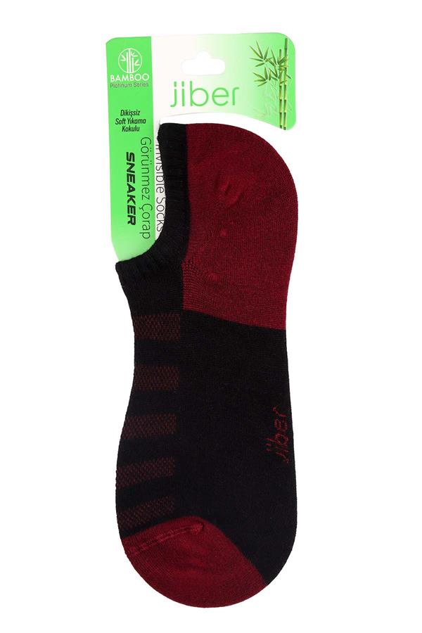 Erkek 12li Karışık Renkler Bambu Sneaker Çorap 7052