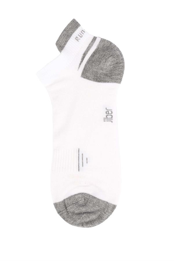 Erkek 12li Bambu Patik Çorap 6763 BEYAZ  JBR6763.0000012