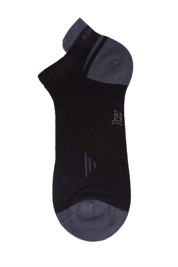 Erkek 12li Bambu Patik Çorap 6763 SİYAH  JBR6763.0000012