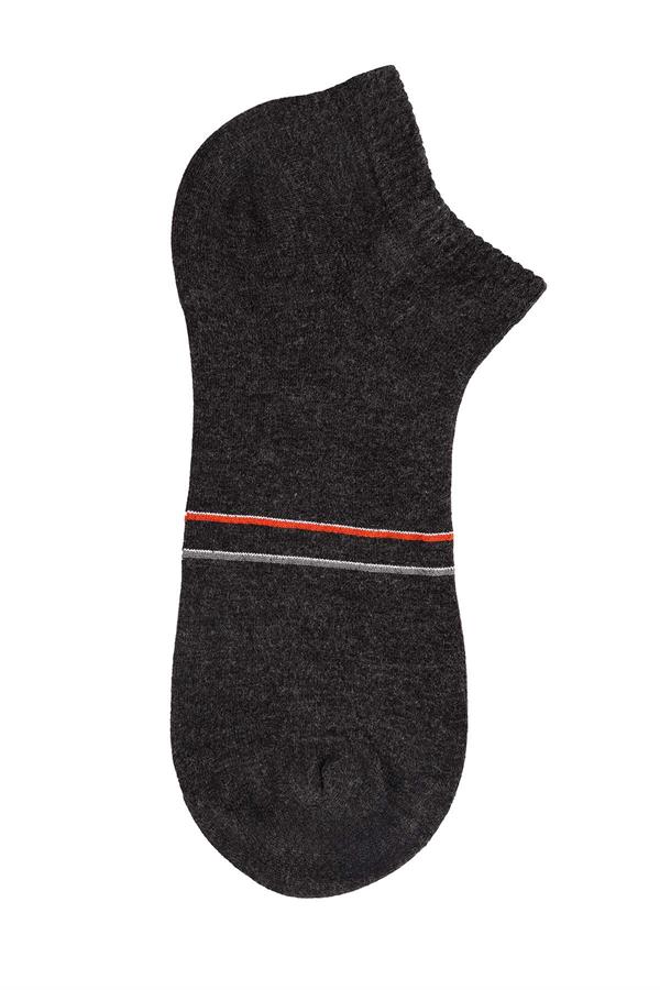 Erkek 12li Bambu Patik Çorap 6764 Antrasit  JBR6764.0000012