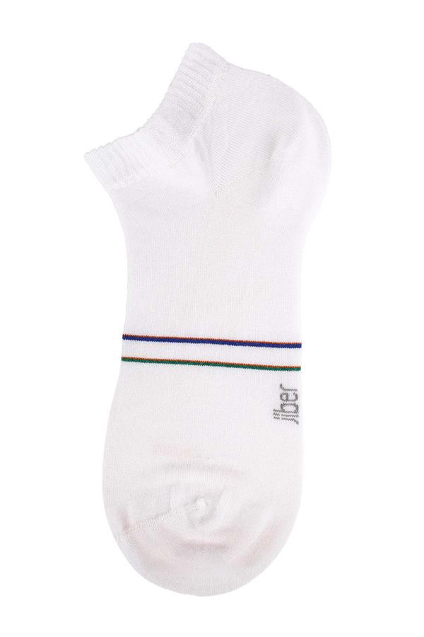 Erkek 12li Bambu Patik Çorap 6764 BEYAZ  JBR6764.0000012