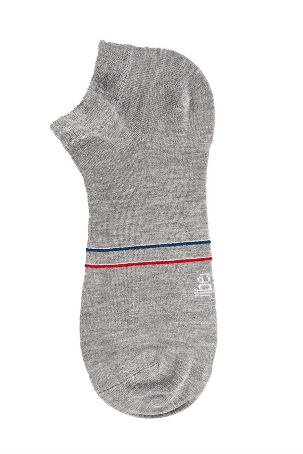 Erkek 12li Bambu Patik Çorap 6764 GRİMELANJ  JBR6764.0000012