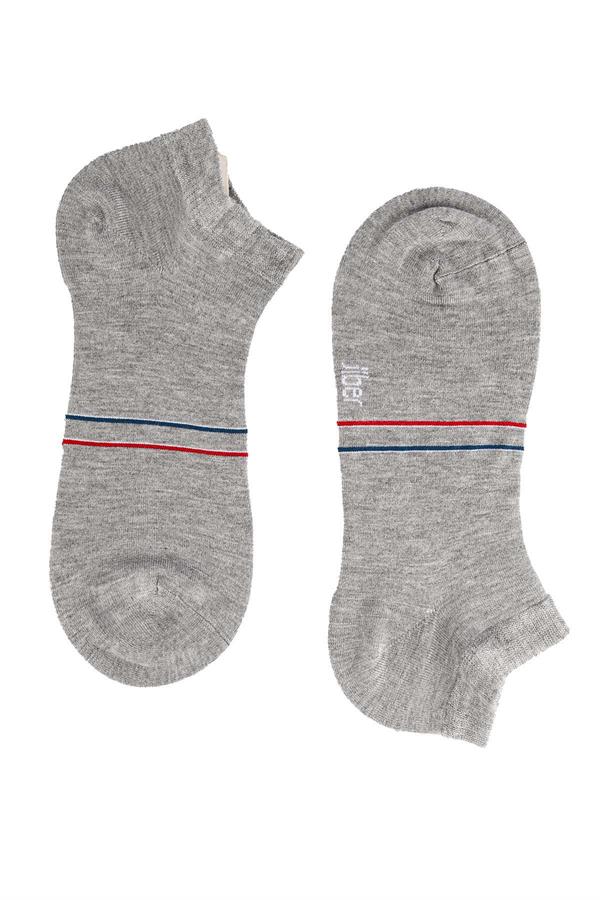 Erkek 12li Bambu Patik Çorap 6764 GRİMELANJ  JBR6764.0000012