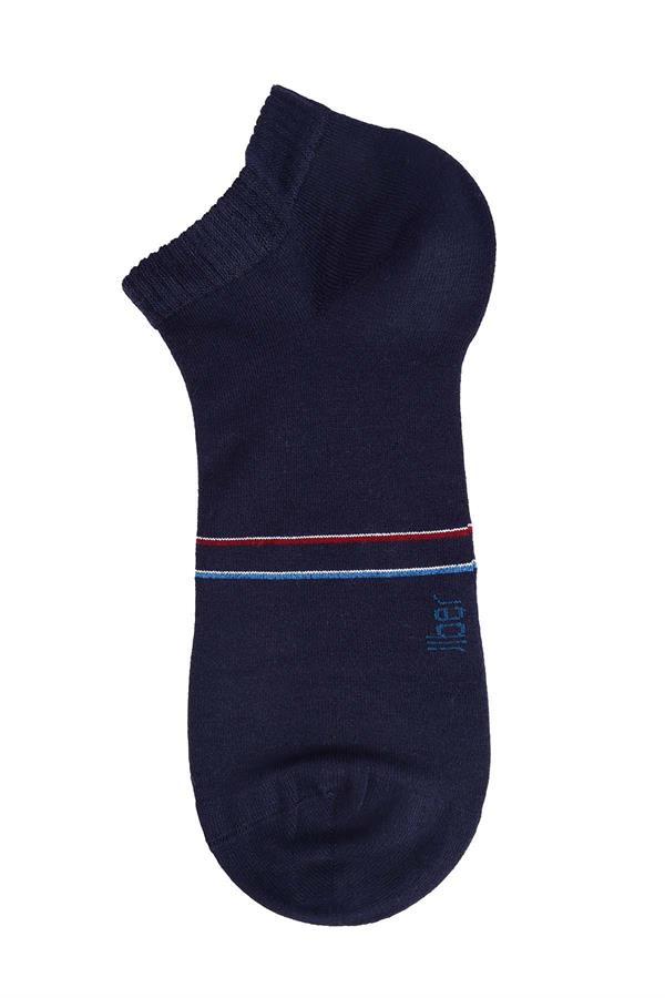 Erkek 12li Bambu Patik Çorap 6764 Lacivert  JBR6764.0000012