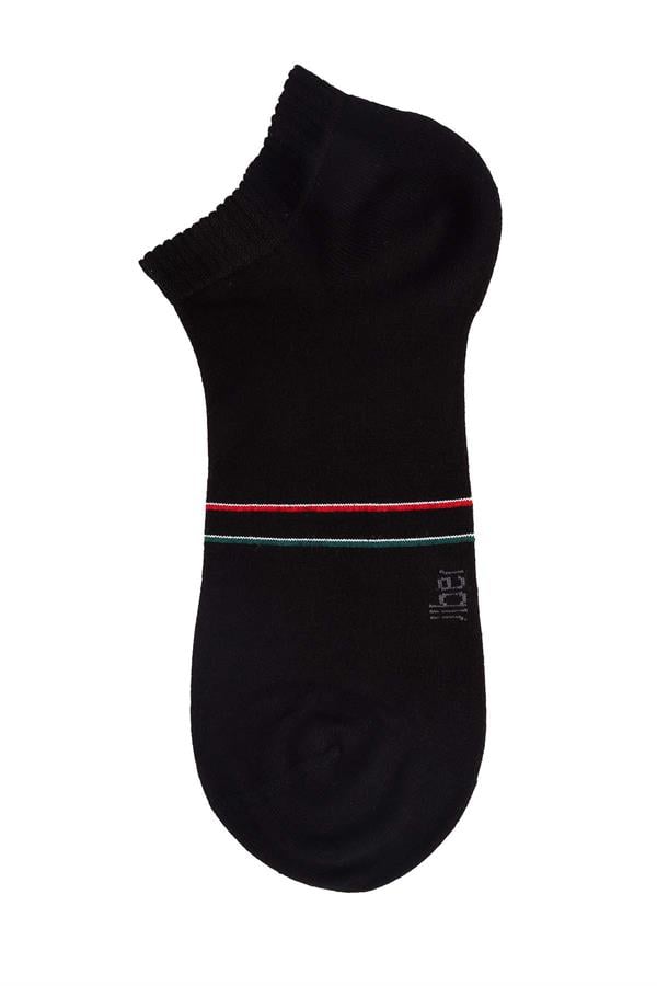 Erkek 12li Bambu Patik Çorap 6764 SİYAH  JBR6764.0000012